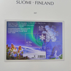 Collection timbres de Finlande 1889-2008 oblitérés en 2 albums Leuchtturm.