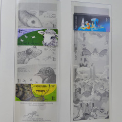 Collection timbres de Finlande 1889-2008 oblitérés en 2 albums Leuchtturm.
