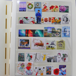 Collection timbres de Finlande 1889-2008 oblitérés en 2 albums Leuchtturm.