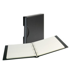 Album SRS Lindner pour billets de banque avec étui de protection.