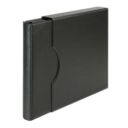 Album SRS Lindner pour billets de banque avec étui de protection.