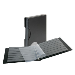 Album SRS Lindner pour timbres-poste avec étui de protection.