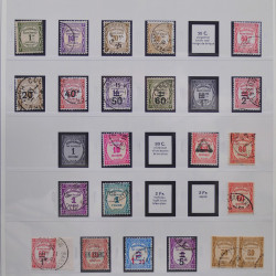 Collection timbres de France fins de catalogue oblitérés en album Lindner.