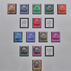 Collection timbres de France fins de catalogue oblitérés en album Lindner.