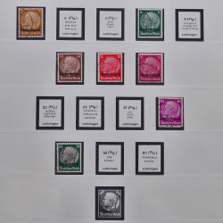 Collection timbres de France fins de catalogue oblitérés en album Lindner.