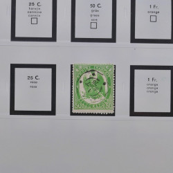 Collection timbres de France fins de catalogue oblitérés en album Lindner.