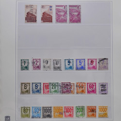 Collection timbres de France fins de catalogue oblitérés en album Lindner.