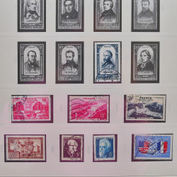 Collection timbres de France 1949-1964 oblitérés en album Safe.