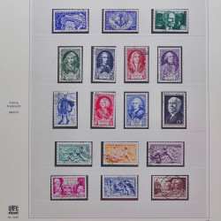 Collection timbres de France 1949-1964 oblitérés en album Safe.