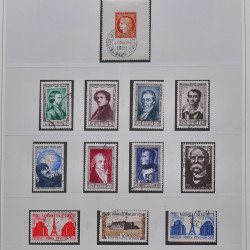 Collection timbres de France 1949-1964 oblitérés en album Safe.