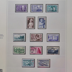 Collection timbres de France 1949-1964 oblitérés en album Safe.