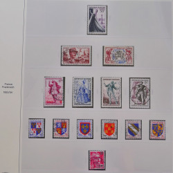 Collection timbres de France 1949-1964 oblitérés en album Safe.