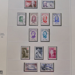Collection timbres de France 1949-1964 oblitérés en album Safe.