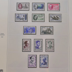 Collection timbres de France 1949-1964 oblitérés en album Safe.