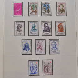 Collection timbres de France 1949-1964 oblitérés en album Safe.