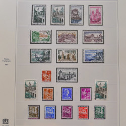 Collection timbres de France 1949-1964 oblitérés en album Safe.