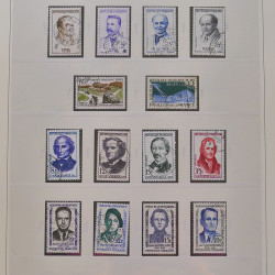 Collection timbres de France 1949-1964 oblitérés en album Safe.