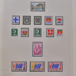 Collection timbres de France 1949-1964 oblitérés en album Safe.