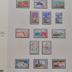 Collection timbres de France 1949-1964 oblitérés en album Safe.