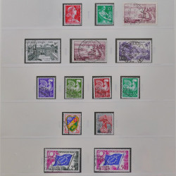 Collection timbres de France 1949-1964 oblitérés en album Safe.