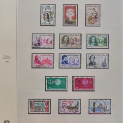 Collection timbres de France 1949-1964 oblitérés en album Safe.