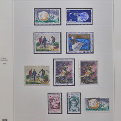 Collection timbres de France 1949-1964 oblitérés en album Safe.