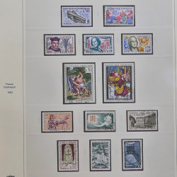 Collection timbres de France 1949-1964 oblitérés en album Safe.