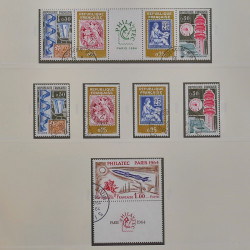 Collection timbres de France 1949-1964 oblitérés en album Safe.