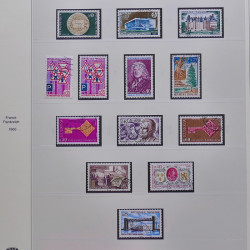 Collection timbres de France 1965-1974 oblitérés en album Safe.