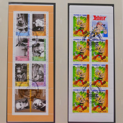 Collection timbres de France 1999-2001 oblitérés en album Safe.