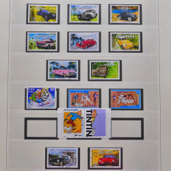 Collection timbres de France 1999-2001 oblitérés en album Safe.