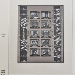 Collection timbres de France 1980-1986 oblitérés en album Safe.