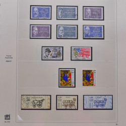 Collection timbres de France 1986-1992 oblitérés en album Safe.