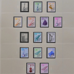 Collection timbres de France 1986-1992 oblitérés en album Safe.