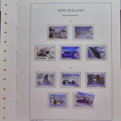 Vrac philatélique de timbres du monde neufs et oblitérés en un carton.