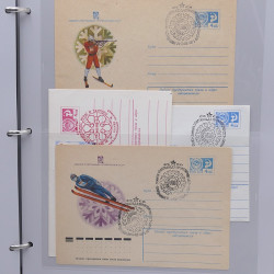 Collection timbres thématiques Ski - sports d'hiver en 2 albums.