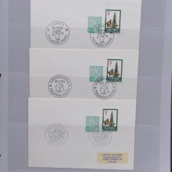 Collection timbres thématiques Ski - sports d'hiver en 2 albums.