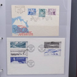 Collection timbres thématiques Ski - sports d'hiver en 2 albums.