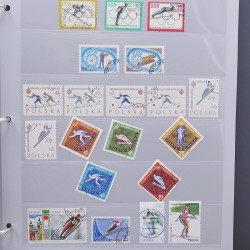 Collection timbres thématiques Ski - sports d'hiver en 2 albums.