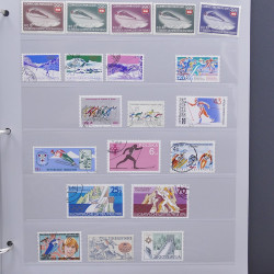 Collection timbres thématiques Ski - sports d'hiver en 2 albums.