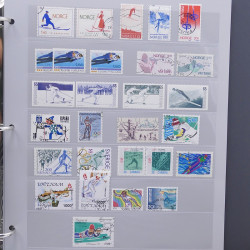Collection timbres thématiques Ski - sports d'hiver en 2 albums.