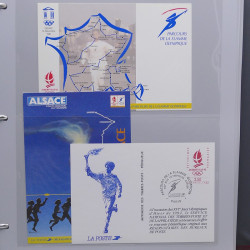 Collection timbres thématiques Ski - sports d'hiver en 2 albums.