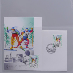 Collection timbres thématiques Ski - sports d'hiver en 2 albums.
