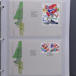 Collection timbres thématiques Ski - sports d'hiver en 2 albums.