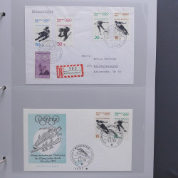 Collection timbres thématiques Ski - sports d'hiver en 2 albums.