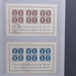 Collection timbres thématiques Ski - sports d'hiver en 2 albums.