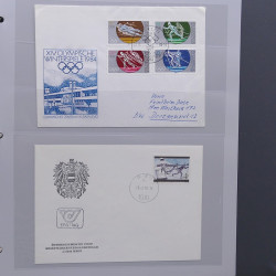 Collection timbres thématiques Ski - sports d'hiver en 2 albums.