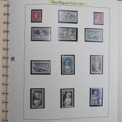 Collection timbres de France thématiques neufs** en album Safe.