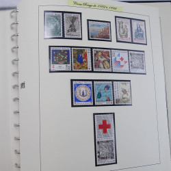 Collection timbres de France thématiques neufs** en album Safe.
