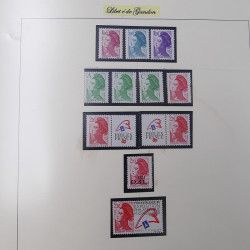 Collection timbres de France thématiques neufs** en album Safe.